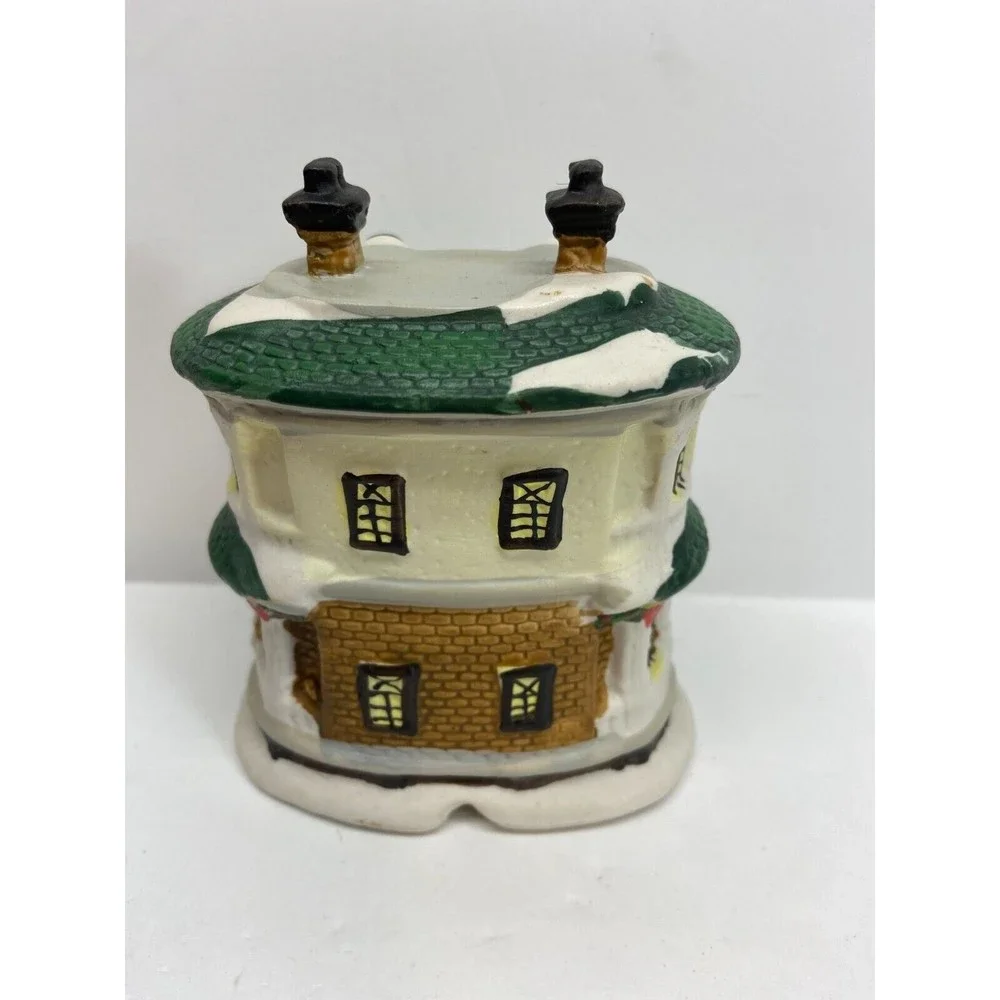 Vtg Greenbrier International Inc. Christmas Town Decoration Restaurant Building